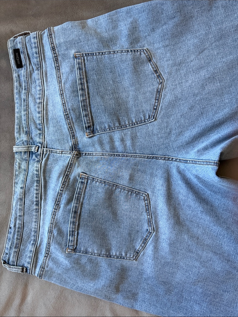 Liverpool Kennedy Hi-Rise Straight Jeans 18W Light Wash Stretch Denim - Picture 5 of 8